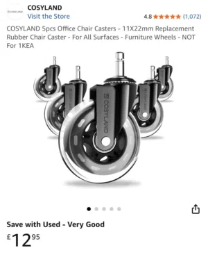 تايرات كرسي مكتبي او كيمنك عالية الجودة