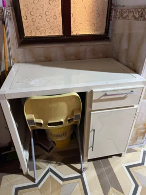 كنتور + ميز دراسه الامنيوم