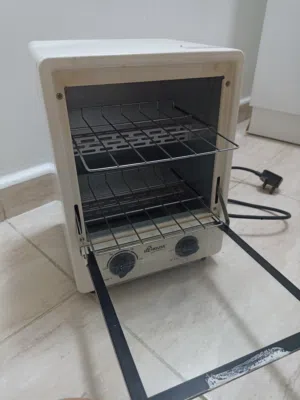 فرن كهربائي عمودي صغير (Mini Oven) ماركة Hehouse سعة 15 لتر، متعدد الاستخدامات للمطابخ الصغيرة
