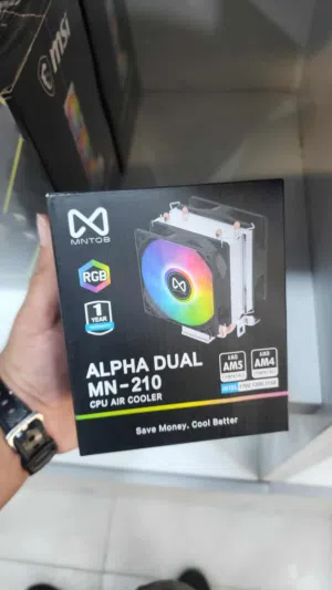 كولر دبل فان جديد + معالج رايزن 5 3600 جديد + رام RGB سرعة 3600 جديد بسعر 160 شامل التوصيل