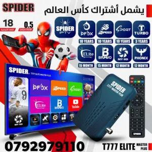 بطولة كأس العالم على رسيفرات سبايدر