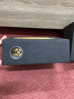 2 pc speaker boxes for car ( hole size 6.9 inches )