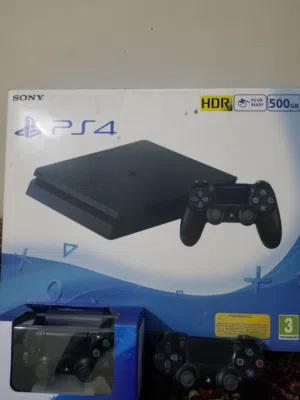 بلايستيشن4 slim مستخدم نضيف مع الكرتون 500GBنضامه 9.00