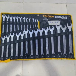 عدة سباين تول مفتوحة مقلوقة COMBINATION SPANNERS اصلي فك وتركيب براغي بلوط tolsen 15884