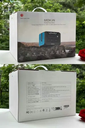جهاز كهرباء متنقل 600W – شغل بيتك وقت القطع MOKIN Power Station