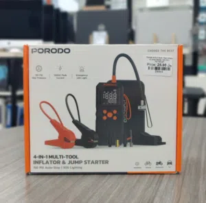 Brand New Porodo Jump Starter in Oman Auto-stop inflation