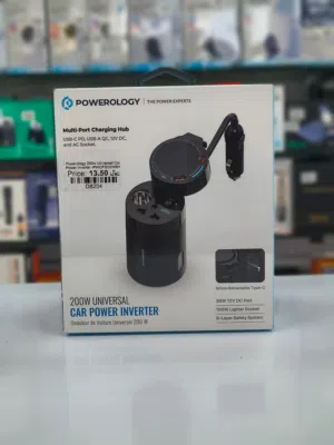 Powerology 200W Car Power Inverter in Muscat / Brand New