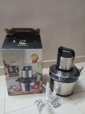 فرامه 5 لتر ستانلس ملوخيه و لحمه 6 شفرات فرامة الملوخيه و الخضار ستيل مفرمة ملوخية محضرة طعام