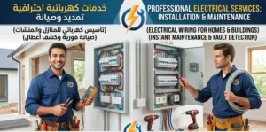 خدمات كهربائية احترافية Professional Electrical Services