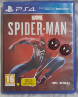 لعبة SPIDER-MANمستعمله اقل من شهر ونص مع هديه 2من قطعة اغطية من السلكون يحمي القير 0استعمال جديده