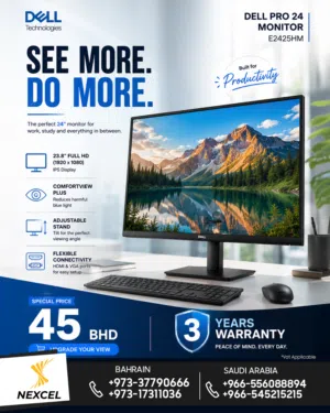 Dell Pro 24 Monitor E2425HM — See More. Do More.