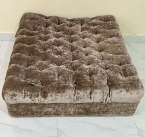 Velvet Ottaman seater