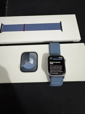Apple watch series 9 41mm silver battery 100%