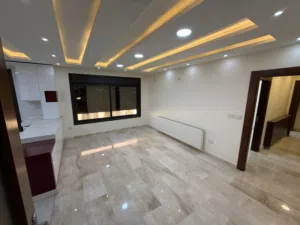 طريق المطار البنيات طابق ثاني 210 متر  للايجار بناء جديد لم يسكن بعد