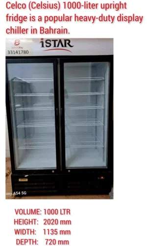 Celco (Celsius) 1000-liter Upright Fridge