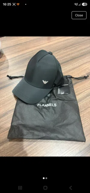 Black Armani cap