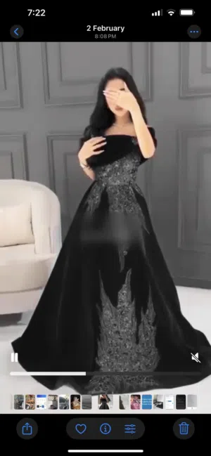 فستان مخمل اجار