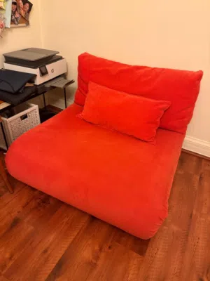 Orange Sofa Bed(convertible)