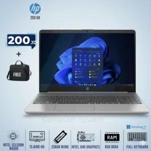 لابتوب (HP 250 G9) بحالة ممتازة (8GB RAM) – (256GB SSD) – شاشة 15.6 إنش