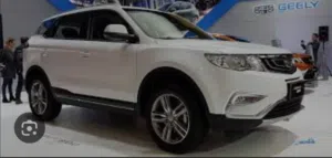 جيلي أمجراند X7 2017 موديل SUV مستعمل لون أبيض مع مميزات حديثة