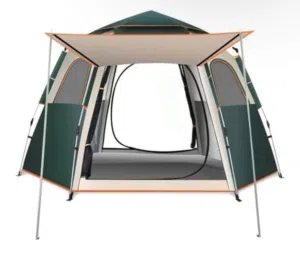 Family 4-6 Person Camping Tent with Sun Canopy - Easy Setup