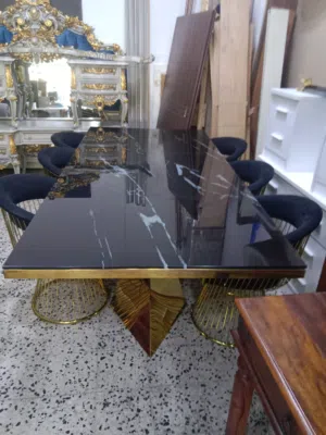 6 chairs dining table