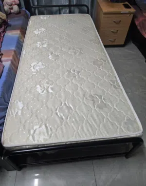 New Iron Bed Frame with 2 New Mattresses (homecenter furniture)