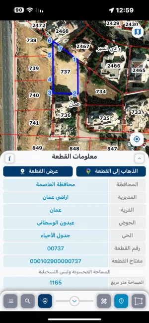 Residential Land for Sale in Amman Abdoun