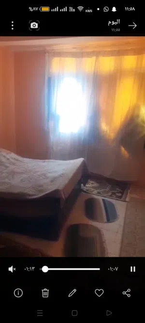 شقه 65متر غرفتين وصااه وحمام ومطبخ ويلكونه تشطيب سوبر لوكس بها عداد ك م غ ام المصريين