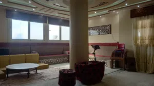 للبيع شقة 140 متر تشطيب سوبر لوكس الدور 16 والاخير 2أسانسير البيع بالعفش الفلكى شارع16الملك