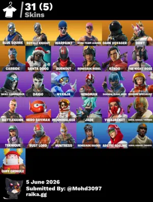 Fortnite Accounts and Characters for Sale in Sharjah