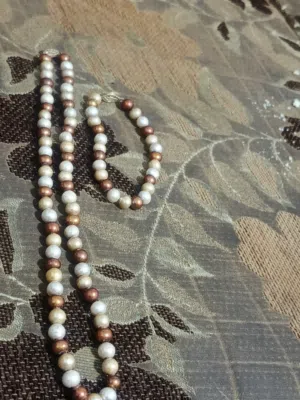 عقد لؤلؤ اصلي اشي مرتب للبيع