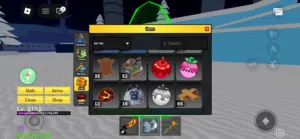 Roblox account with good level in bloxfruit