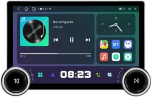 32GB/2e m شاشة سمارت كار بلاى و اندرويد للسيارة 10 بوصة