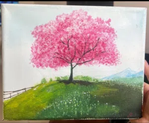 شجرة الربيع المشرق