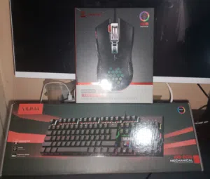 Mechanical Gaming Keyboard And Gaming Mouse With Original Boxes