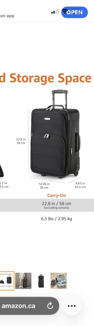 حقيبة سفر tracker ماركة كندية