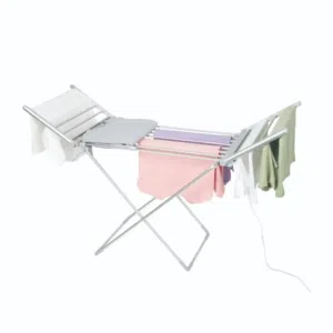 PORODO Electric Heated Indoor Clothes Dryer – Silver (PD-LFST037-SL)