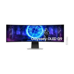 SAMSUNG Odyssey G95SD G9 49-Inch OLED Gaming Monitor ( Silver, 240Hz, 0.03ms GTG)