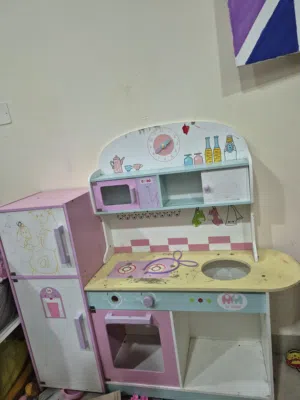 Doll house, Kitchen, and other small items