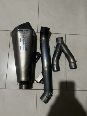 BMW s1000 rr exhaust  titanium