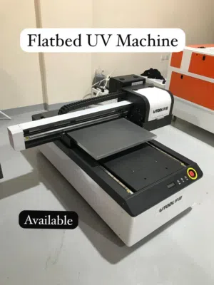 UV printing machine available in our showroom