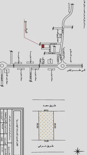 ارض سكنية للبيع خلف مطعم الخال