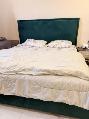 BED MATTRESS AND TWO SIDE TABLE FOR SALE