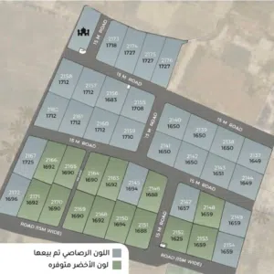 من المالك مباشرة فرصه ذهبيه نادره اراضي مساحات كبيره بتصريح سكني مع شوارع قار وإناره بسعر مغري