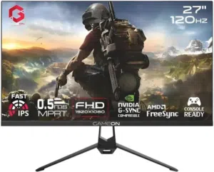 شاشات game on FHD 120hz Ips جديده بالكارتونه بدون اي مشاكل بسعر ممتاز