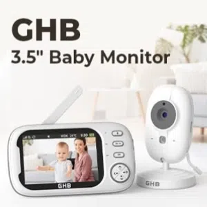 جهاز مراقبة الأطفال VB603 Pro بدقة 720 بكسل، كاميرا لاسلكية 3.5 بوصة بتردد 2.4 جيجا هرتز،
