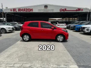 Kia Picanto 2020 GCC specs with beautiful red color available also in white color