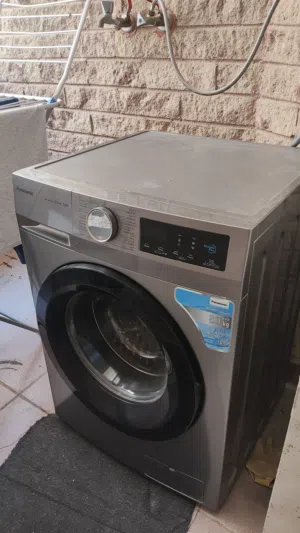 Panasonic Front Load Washer 8kg 1400 RPM, Dark Silver