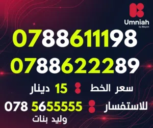 ارقام امنية مميزة ومتناسقة وسهلة